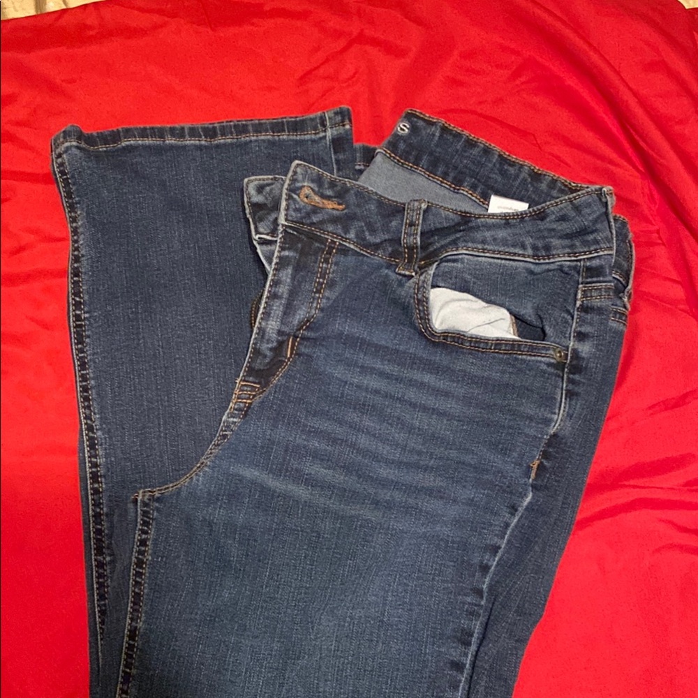 Dark Blue Denim Jeans